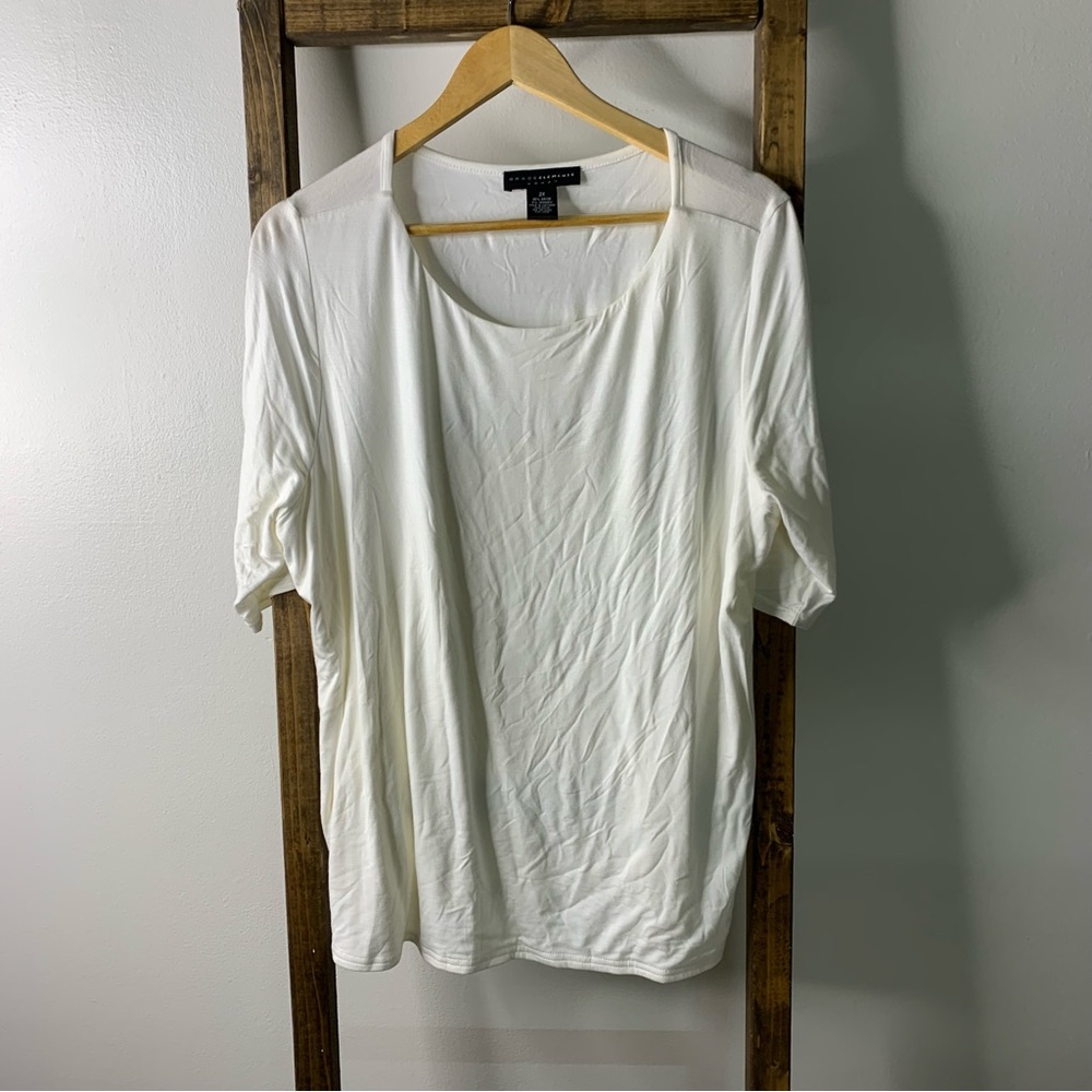 Grace Elements White Women's Top